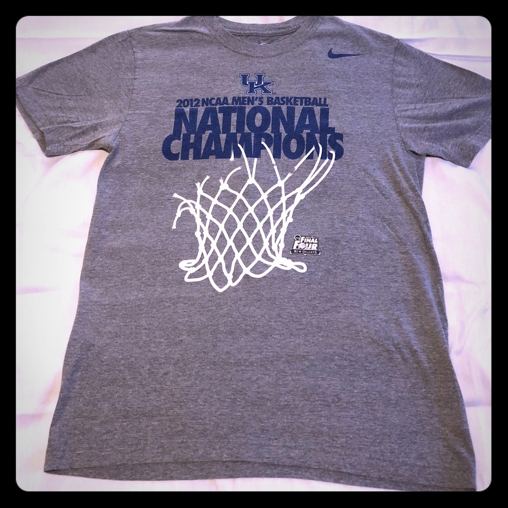 Kentucky basketball Nike 2012 championship t shirt